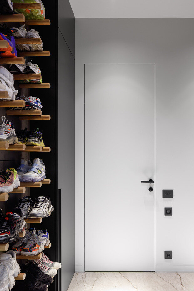 Фотография: Прихожая в стиле Лофт, Квартира, Проект недели, Москва, 2 комнаты, 40-60 метров, Александра Останкова, OSA Design – фото на INMYROOM