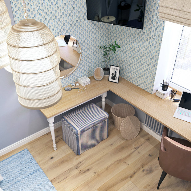 Фотография: Спальня в стиле Прованс и Кантри, Дом, Проект недели, Дом и дача, Новосибирск, Таунхаус, Кирпичный дом, 4 и больше, 60-90 метров, Полина Степанова – фото на INMYROOM