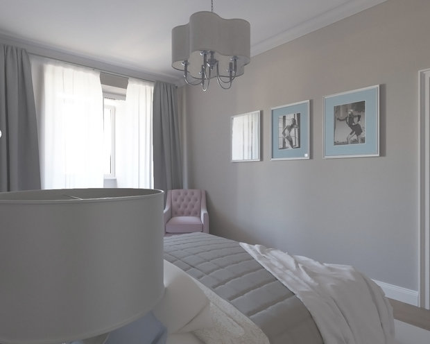 Фото из портфолио Двухкомнатная квартира в стиле Американской классики – фотографии дизайна интерьеров на INMYROOM