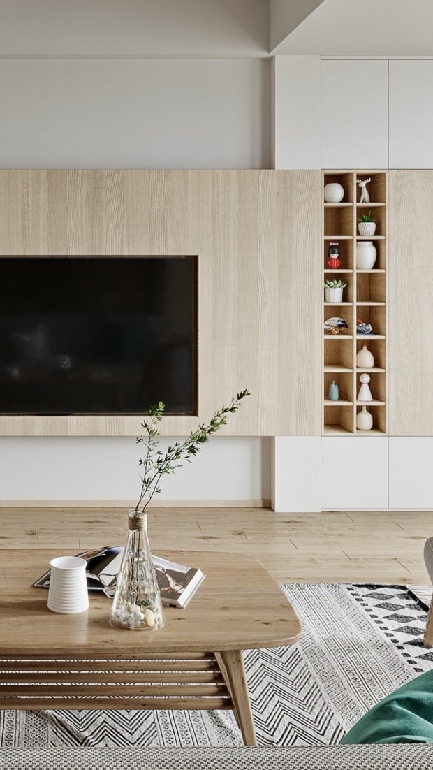 Фото из портфолио Безмятежно стильный интерьер в белых и деревянных тонах – фотографии дизайна интерьеров на INMYROOM