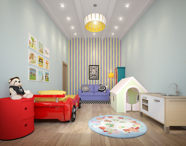 Фото из портфолио Проект таун-хауса в ЖК "Рижский квартал" в лёгком и стильном скандинавском стиле – фотографии дизайна интерьеров на INMYROOM