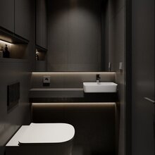 Фото из портфолио Дизайн интерьера двухэтажной квартиры – фотографии дизайна интерьеров на INMYROOM