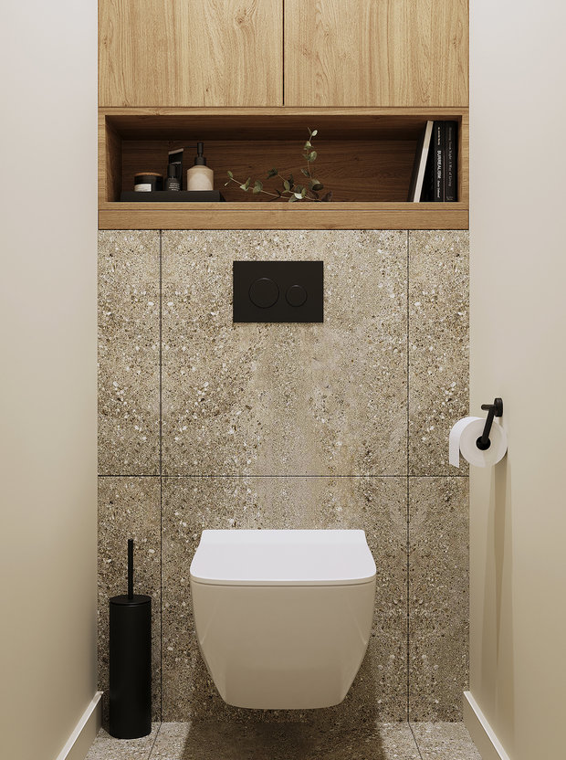 Фотография: Ванная в стиле Современный, Квартира, Проект недели, Санкт-Петербург, 1 комната, 40-60 метров, Finterio – фото на INMYROOM