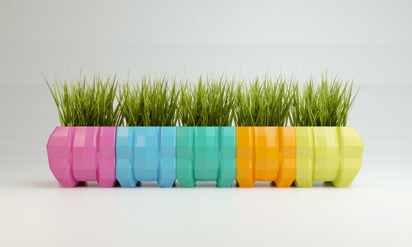 Фото из портфолио Кашпо "caterpillar"  – фотографии дизайна интерьеров на INMYROOM