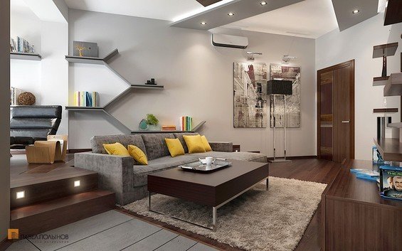 Фотография: Гостиная в стиле Современный, Хай-тек, Эклектика – фото на INMYROOM