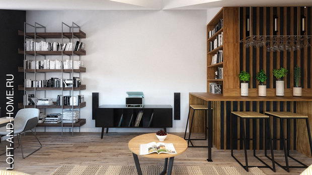 Фото из портфолио ТАУНХАУС, КЕМБРИДЖ 135М2, LOFT – фотографии дизайна интерьеров на INMYROOM
