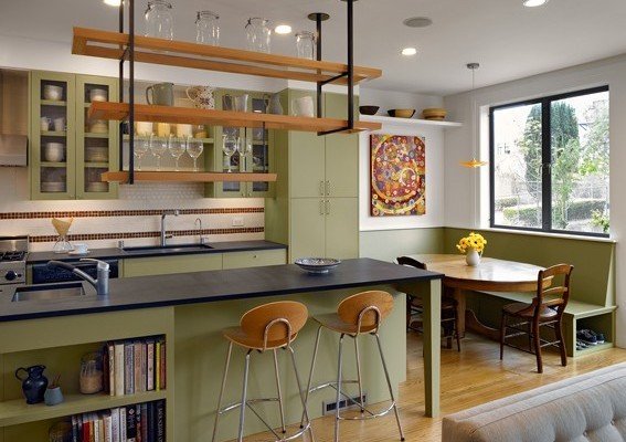 Фотография: Кухня и столовая в стиле Прованс и Кантри, Современный, Декор интерьера, DIY, Интерьер комнат, Текстиль, Тема месяца – фото на INMYROOM