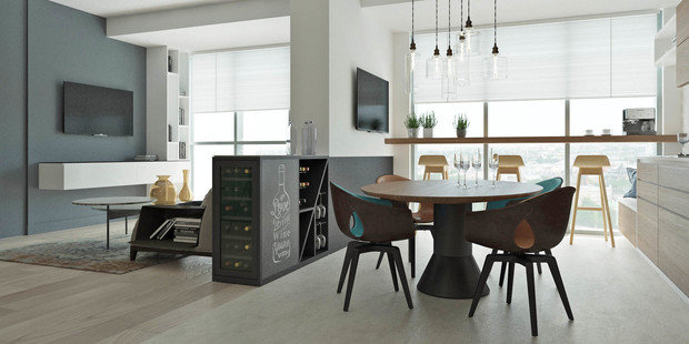 Фото из портфолио Апартаменты Lumiere – фотографии дизайна интерьеров на INMYROOM