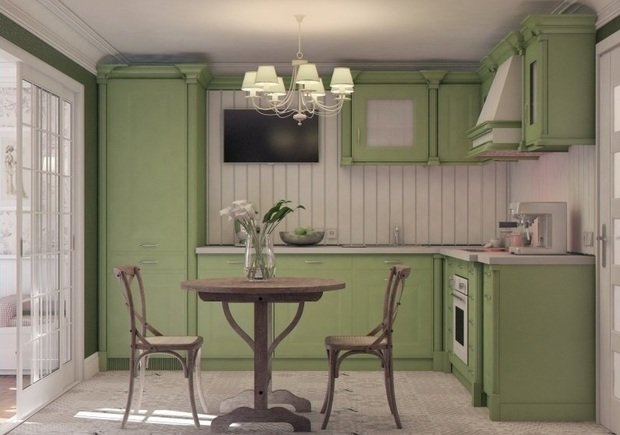 Фотография: Кухня и столовая в стиле Прованс и Кантри, Декор интерьера, Малогабаритная квартира, Квартира, Дома и квартиры – фото на INMYROOM