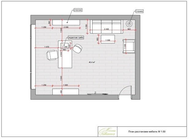 Фото из портфолио Интерьер кабинета в стиле лофт – фотографии дизайна интерьеров на INMYROOM