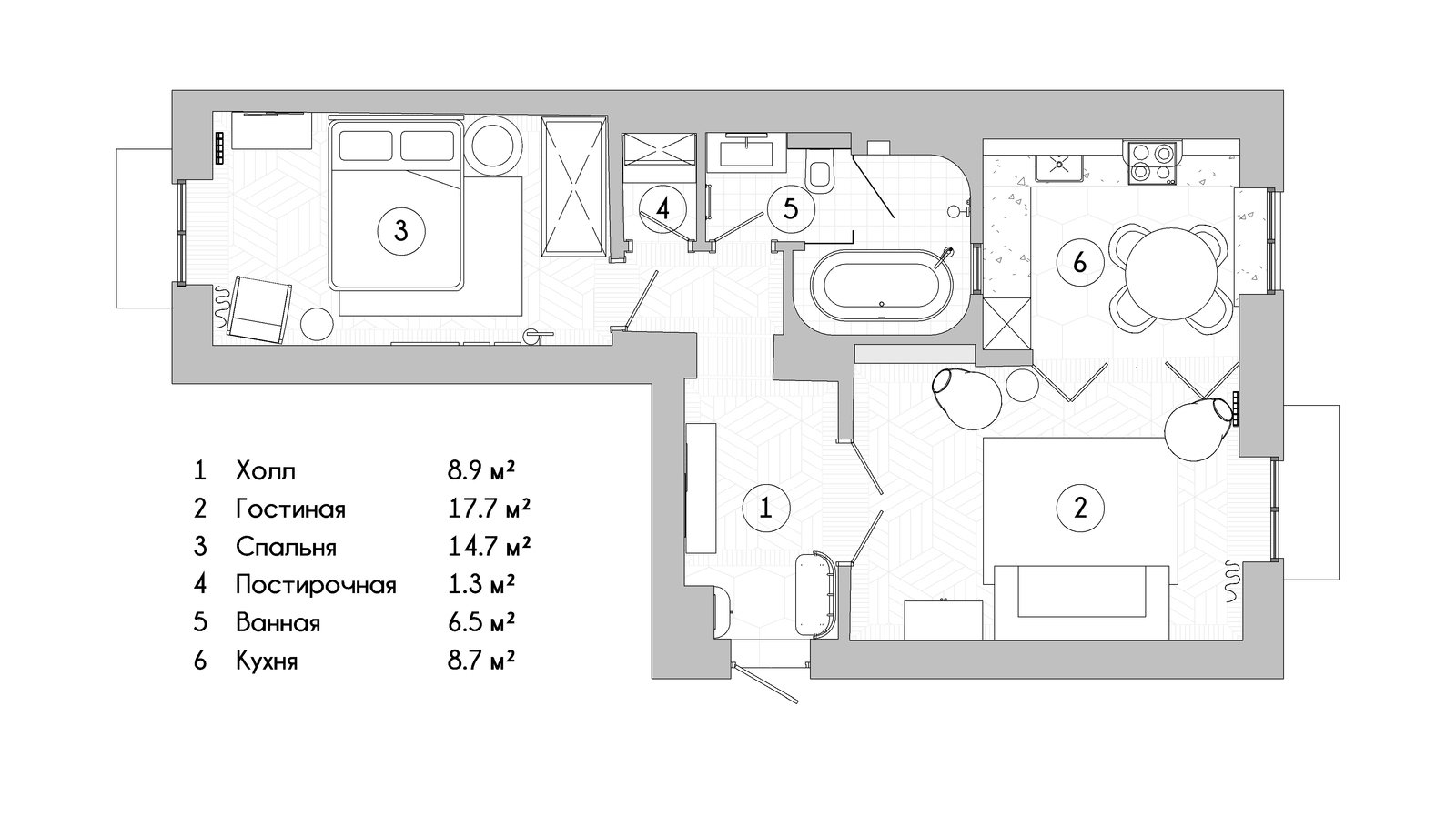 Фотография: Планировки в стиле , Скандинавский, Современный, Квартира, Проект недели, Минск, Евгения Лыкасова, 2 комнаты, 60-90 метров, J.Lykasova Studio – фото на INMYROOM Фотография: Планировки в стиле , Скандинавский, Современный, Квартира, Проект недели, Минск, Евгения Лыкасова, 2 комнаты, 60-90 метров, J.Lykasova Studio – фото на INMYROOM