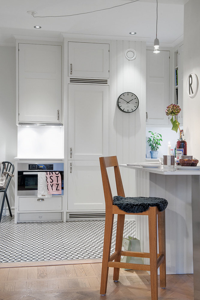 Фотография: Кухня и столовая в стиле Скандинавский, Малогабаритная квартира, Квартира, Дома и квартиры – фото на INMYROOM Фотография: Кухня и столовая в стиле Скандинавский, Малогабаритная квартира, Квартира, Дома и квартиры – фото на INMYROOM