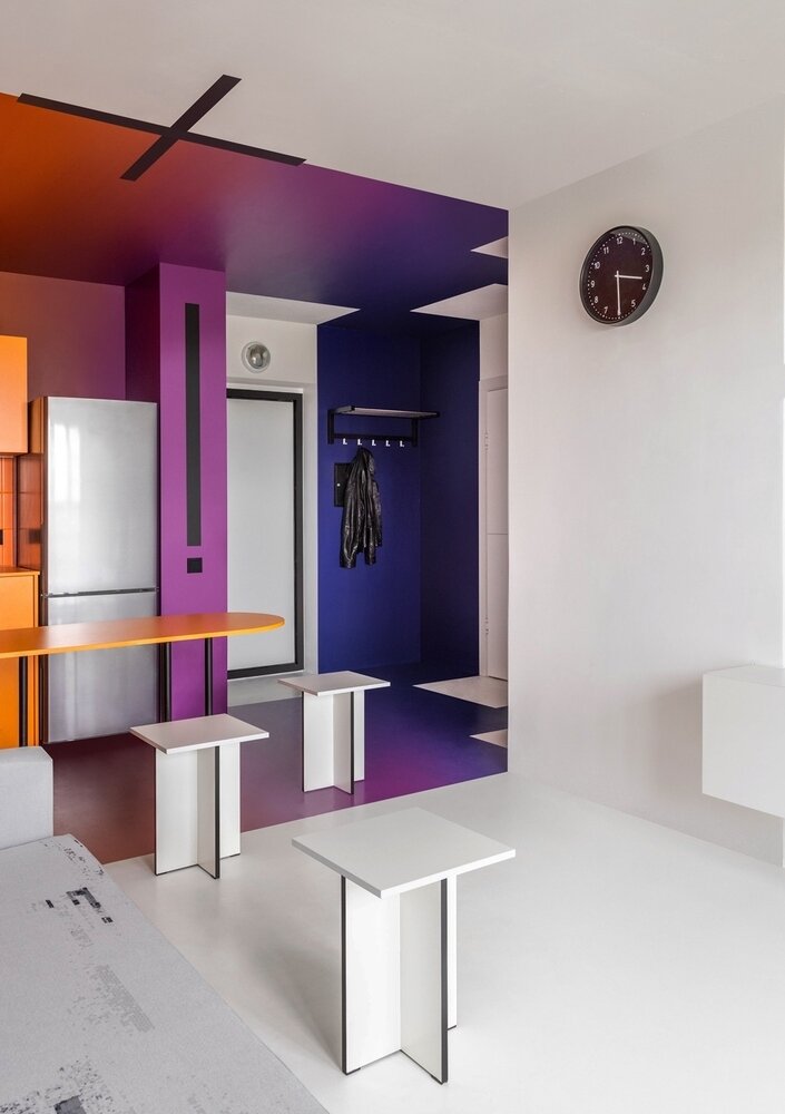 Фотография: Кухня и столовая в стиле Современный, Квартира, Минимализм, Проект недели, Рустэм Уразметов, 2 комнаты, 40-60 метров, Уфа – фото на INMYROOM Фотография: Кухня и столовая в стиле Современный, Квартира, Минимализм, Проект недели, Рустэм Уразметов, 2 комнаты, 40-60 метров, Уфа – фото на INMYROOM