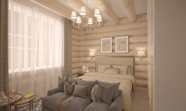 Фото из портфолио Дом из бруса, пос. Заозерье – фотографии дизайна интерьеров на INMYROOM