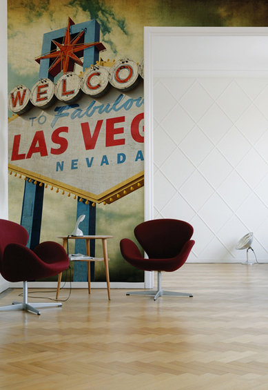 Фотография: Мебель и свет в стиле Лофт, Декор интерьера, Декор дома, Обои, Стены – фото на INMYROOM