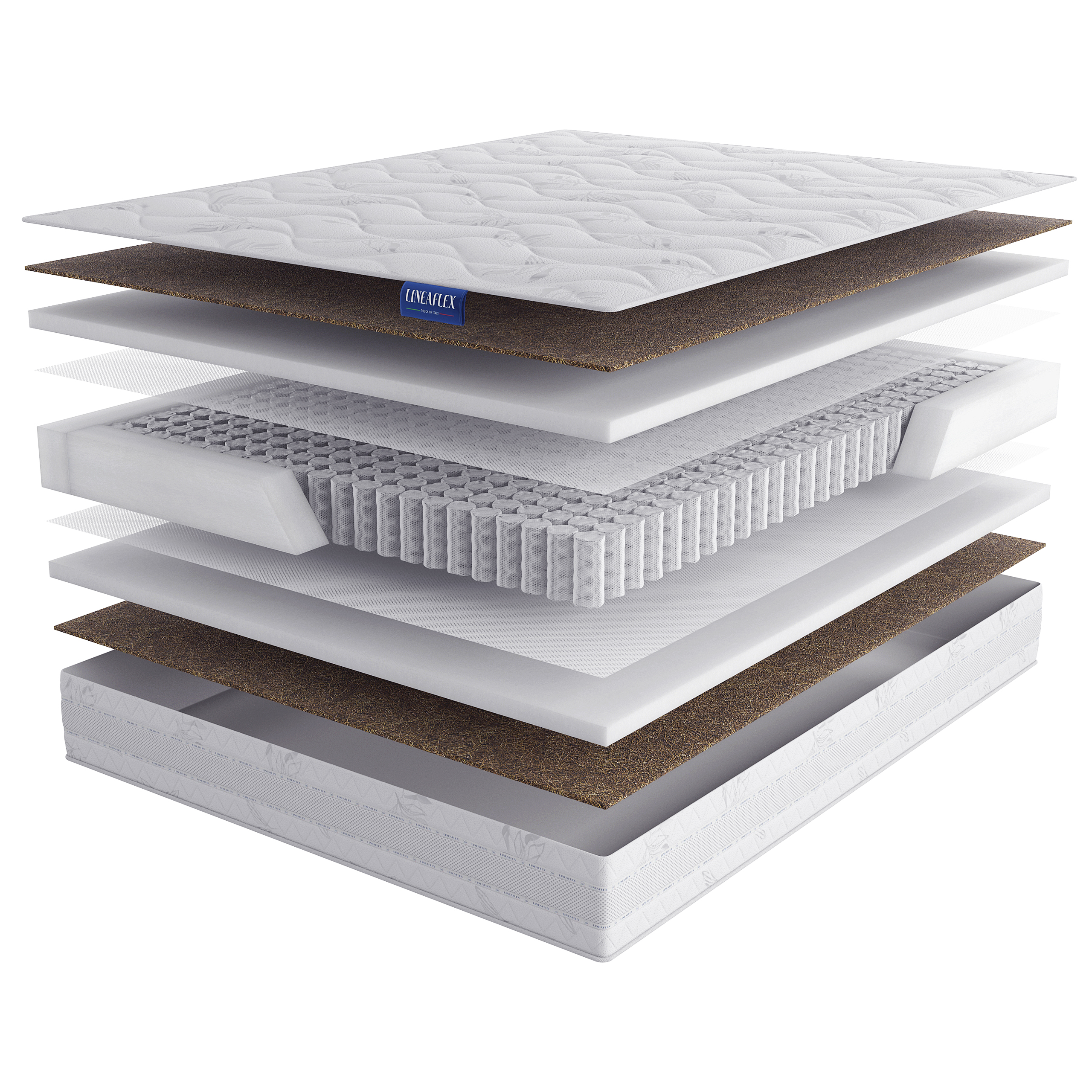 Матрас Messina 160x200 белого цвета