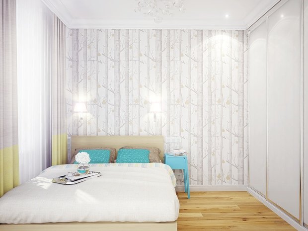 Фотография: Спальня в стиле Скандинавский, Современный, Квартира, Цвет в интерьере, Дома и квартиры, Белый, Проект недели – фото на INMYROOM