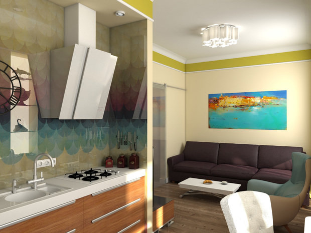 Фото из портфолио Малюсенькая гостиная для двоих. – фотографии дизайна интерьеров на INMYROOM