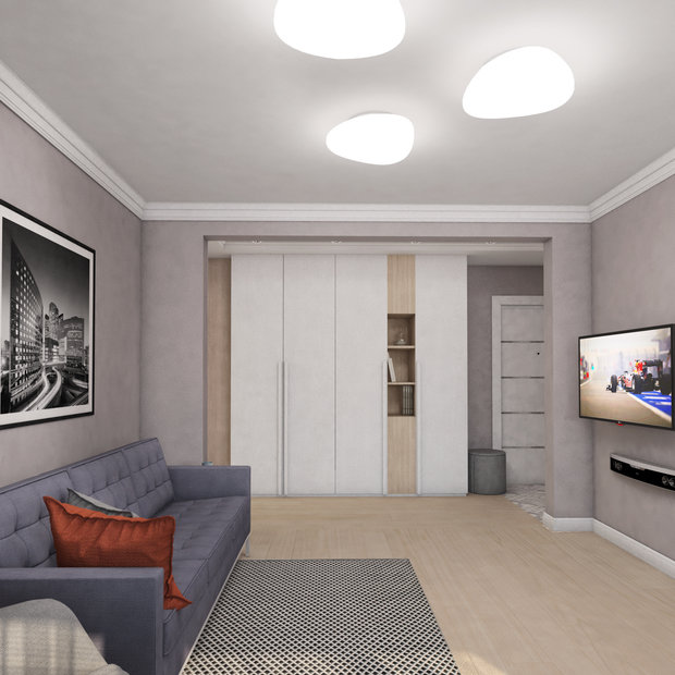 Фотография: Гостиная в стиле Минимализм – фото на INMYROOM