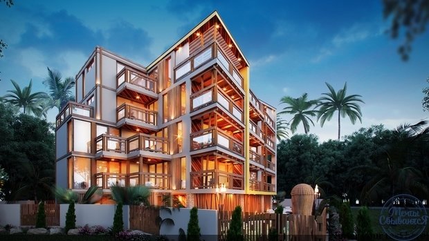 Фото из портфолио Гавайи: проект многоквартирного дома – фотографии дизайна интерьеров на INMYROOM