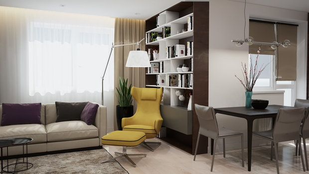 Фото из портфолио Дизайн гостиной – фотографии дизайна интерьеров на INMYROOM