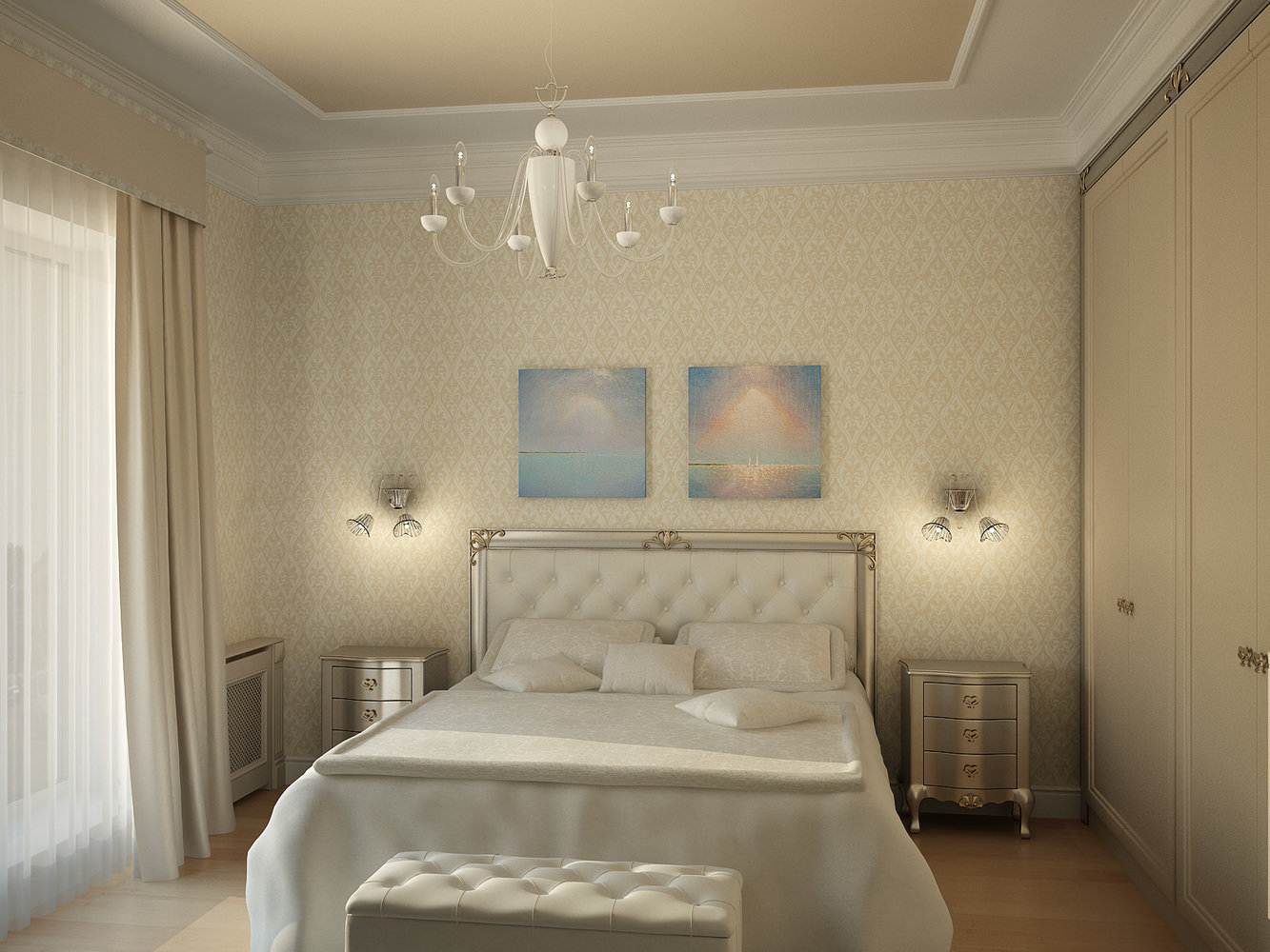 Фотография: Спальня в стиле Классический, Квартира, Дома и квартиры, Москва – фото на INMYROOM