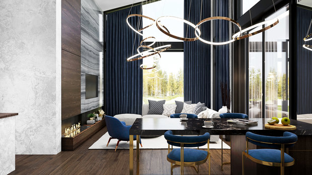 Фото из портфолио Утонченная роскошь – фотографии дизайна интерьеров на INMYROOM