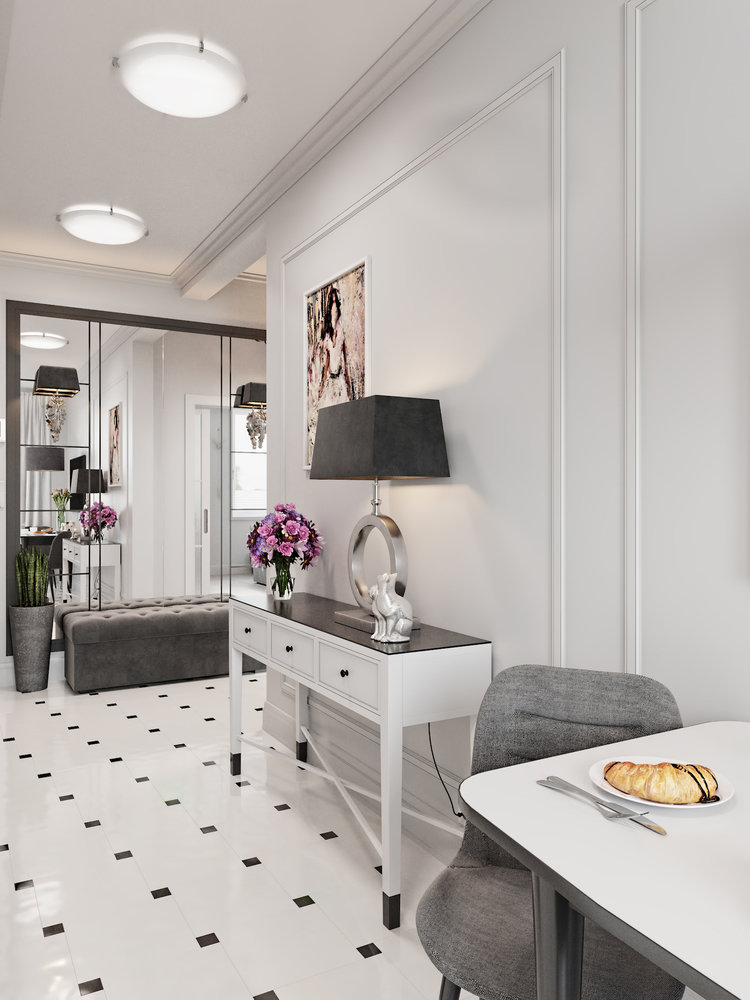 Фотография: Прихожая в стиле Классический, Современный, Квартира, Проект недели, Даша Ухлинова, Зеленоград, ГМС-1, 2 комнаты, 40-60 метров – фото на INMYROOM Фотография: Прихожая в стиле Классический, Современный, Квартира, Проект недели, Даша Ухлинова, Зеленоград, ГМС-1, 2 комнаты, 40-60 метров – фото на INMYROOM