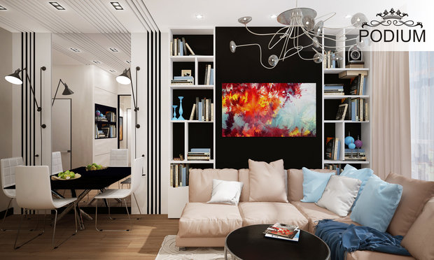 Фото из портфолио Современная гостиная – фотографии дизайна интерьеров на InMyRoom.ru