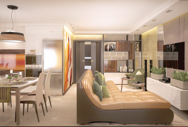 Фото из портфолио ЖК Европейский, 78 м2 – фотографии дизайна интерьеров на INMYROOM