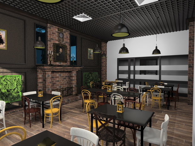 Фото из портфолио Офис компании – фотографии дизайна интерьеров на INMYROOM