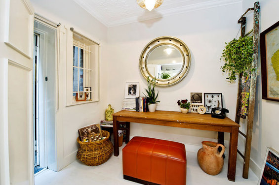 Фотография: Прихожая в стиле Прованс и Кантри, Дом, Австралия, Дизайн интерьера, Цвет в интерьере, Белый, Зеленый, Ар-деко, Средиземноморский, Бунгало – фото на INMYROOM