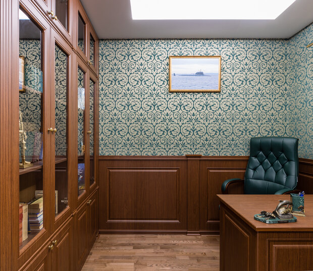 Фотография: Кабинет в стиле Классический, Современный, Квартира, Проект недели, Санкт-Петербург, Монолитный дом, 4 и больше, Более 90 метров, Александра Сакмарова – фото на INMYROOM