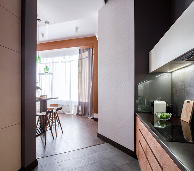 Фото из портфолио 77м2 Eco Реализация – фотографии дизайна интерьеров на INMYROOM