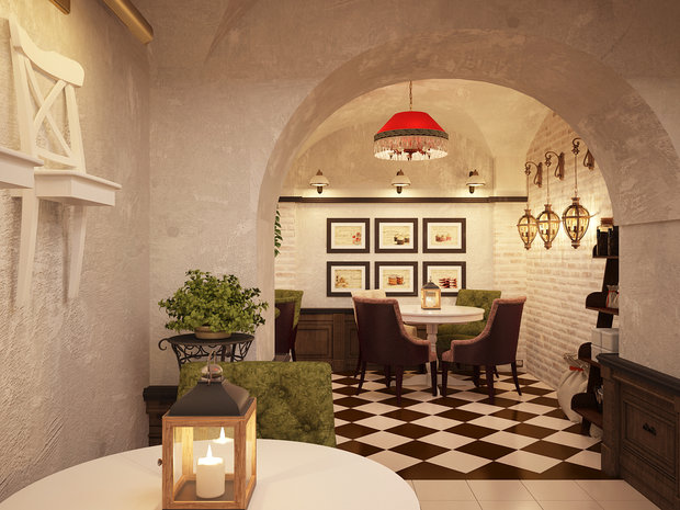 Фото из портфолио Уютная кофейня – фотографии дизайна интерьеров на INMYROOM