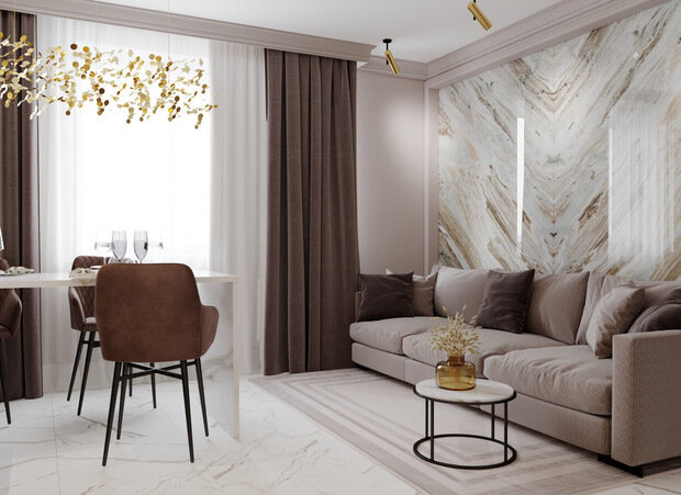 Фото из портфолио  квартира 60 метров классика – фотографии дизайна интерьеров на INMYROOM