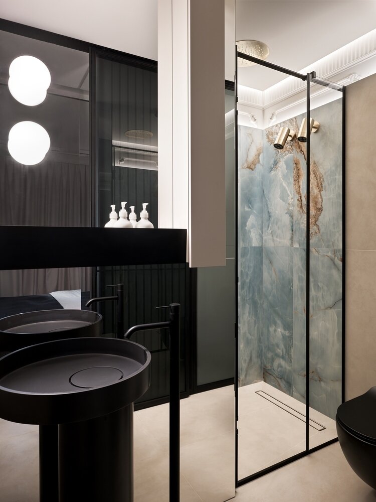 Фотография: Ванная в стиле Современный, Квартира, Проект дня, Москва, Монолитный дом, 3 комнаты, 60-90 метров, JTRoom, Юлия Тазулах – фото на INMYROOM Фотография: Ванная в стиле Современный, Квартира, Проект дня, Москва, Монолитный дом, 3 комнаты, 60-90 метров, JTRoom, Юлия Тазулах – фото на INMYROOM