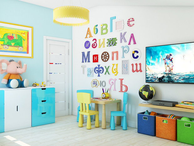 Фото из портфолио Яркий коттедж – фотографии дизайна интерьеров на INMYROOM