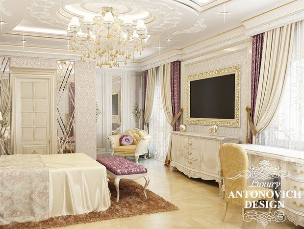 Фото из портфолио Классический стиль в интерьере спальни – фотографии дизайна интерьеров на InMyRoom.ru