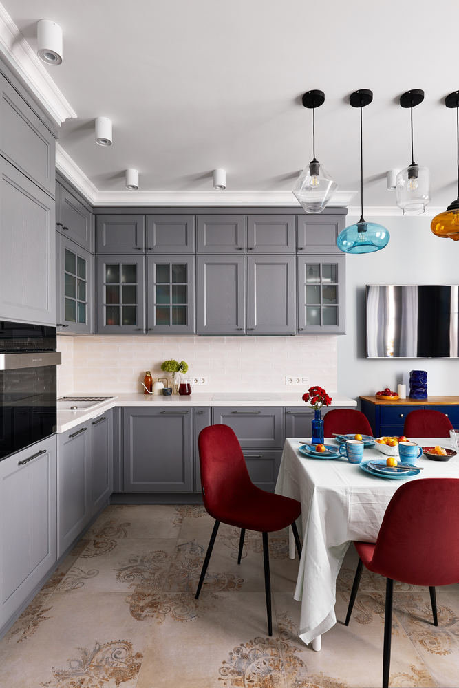 Фотография: Кухня и столовая в стиле Современный, Квартира, Проект недели, Долгопрудный, 4 и больше, Более 90 метров, Марина Каралкина – фото на INMYROOM