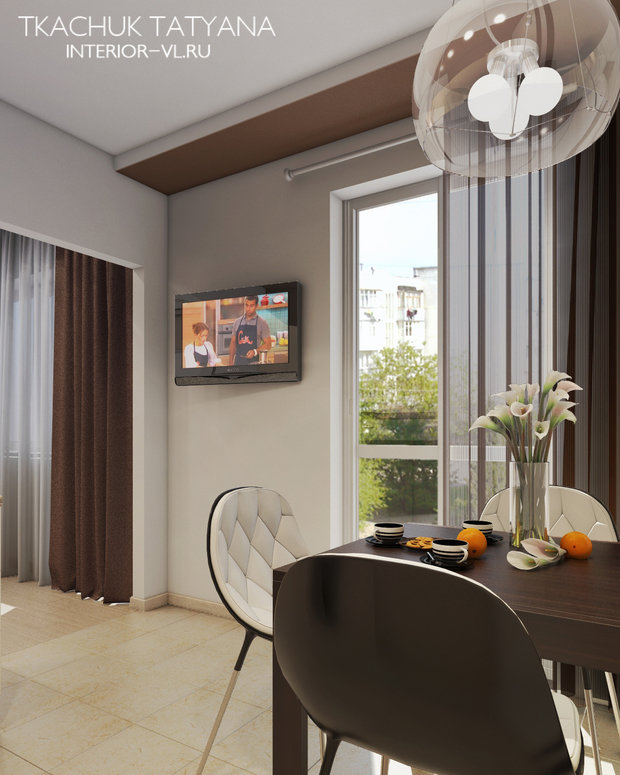 Фото из портфолио В шоколаде) – фотографии дизайна интерьеров на INMYROOM