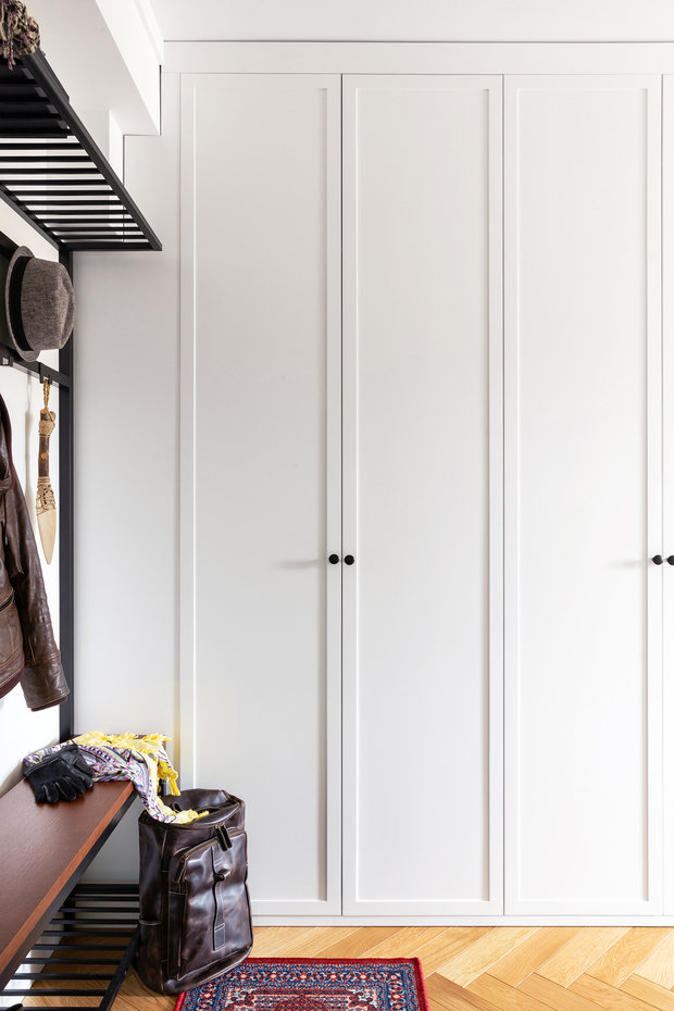Фотография: Прихожая в стиле Скандинавский, Малогабаритная квартира, Квартира, Студия, Проект недели, Москва, до 40 метров, АрхОснова – фото на INMYROOM