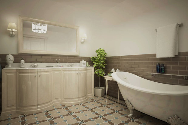 Фото из портфолио Загородный дом в поселке "Павлово", 1000 м2 – фотографии дизайна интерьеров на INMYROOM