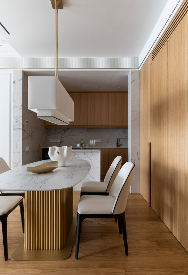 Фотография: Кухня и столовая в стиле Современный, Квартира, Проект дня, Москва, 3 комнаты, 60-90 метров, Ирина Шевченко – фото на INMYROOM