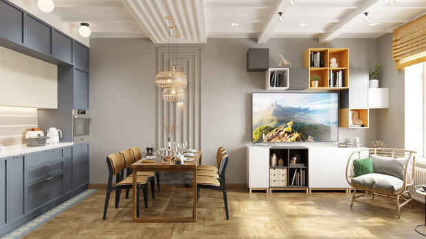 Фотография: Кухня и столовая в стиле Современный, Квартира, Проект недели, 4 и больше, 60-90 метров, Алена Чекалина, Котельники, Дизайн-студия Алены Чекалиной – фото на INMYROOM