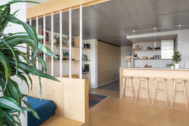 Фотография: Кухня и столовая в стиле Минимализм, Квартира, Студия, Проект недели, Москва, 40-60 метров, Схема – фото на INMYROOM