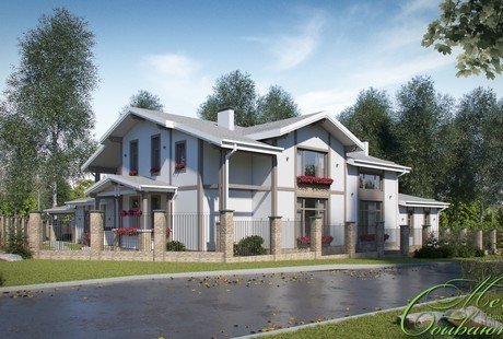 Светлый домик в скандинавском стиле