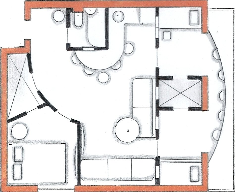 Фото из портфолио Мои перепланировки – фотографии дизайна интерьеров на INMYROOM Фото из портфолио Мои перепланировки – фотографии дизайна интерьеров на INMYROOM