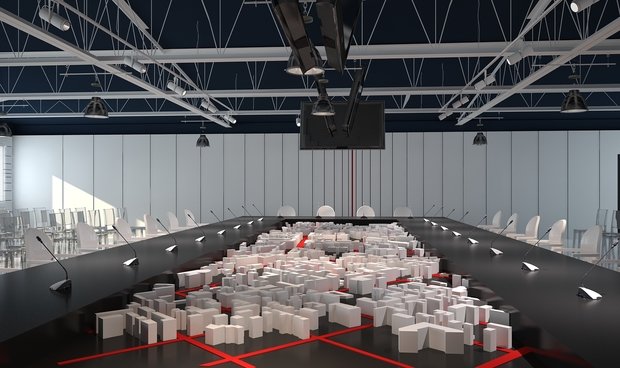 Фото из портфолио Пресс-центр "Сколково" – фотографии дизайна интерьеров на INMYROOM