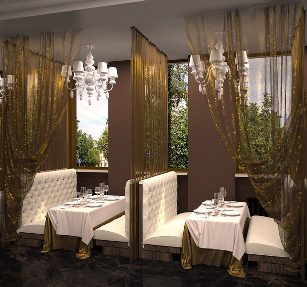 Фото из портфолио Ресторан Philippe – фотографии дизайна интерьеров на INMYROOM